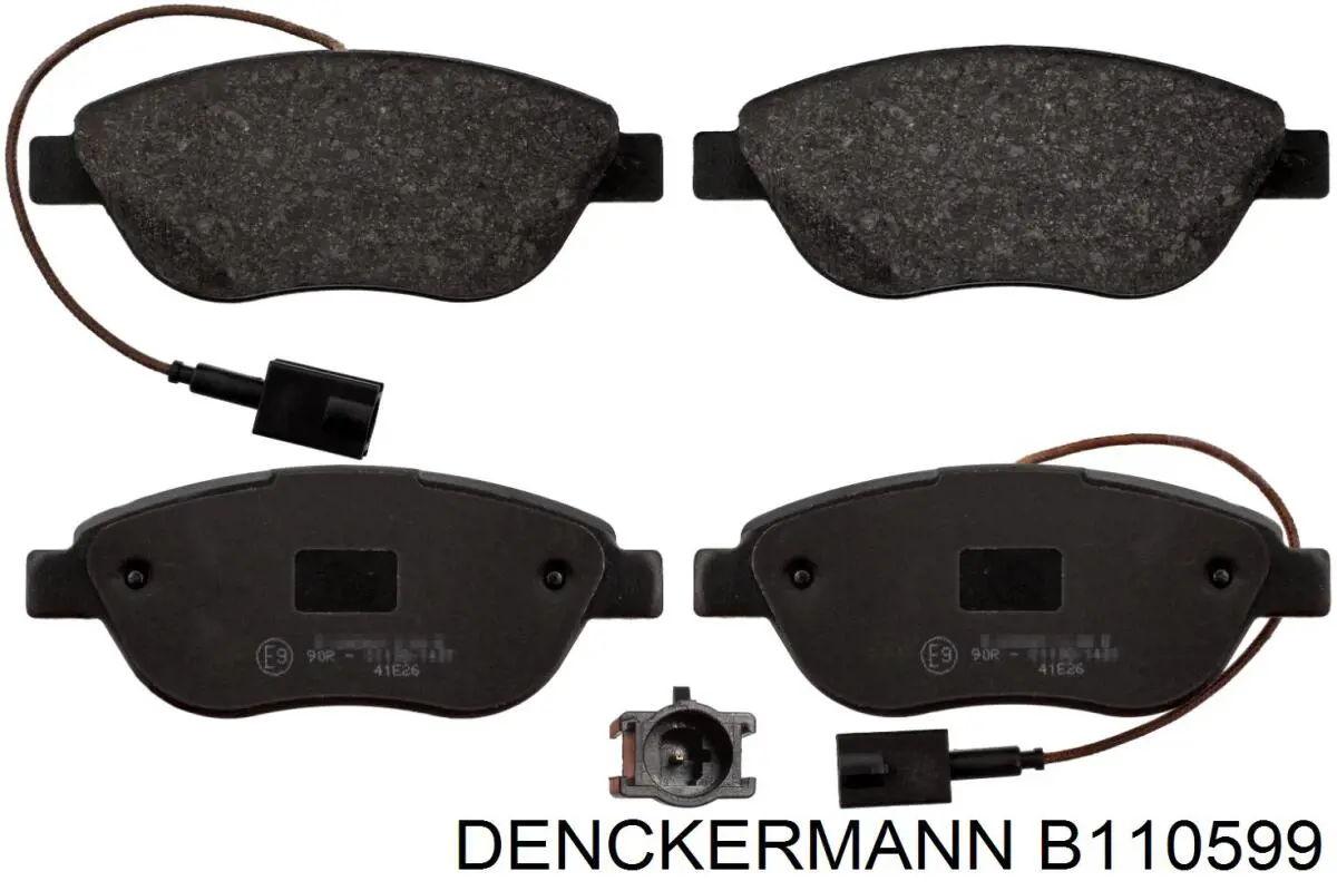 Купить B110599 Denckermann Колодки тормозные