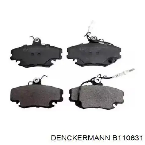 B110631 Denckermann колодки тормозные передние дисковые