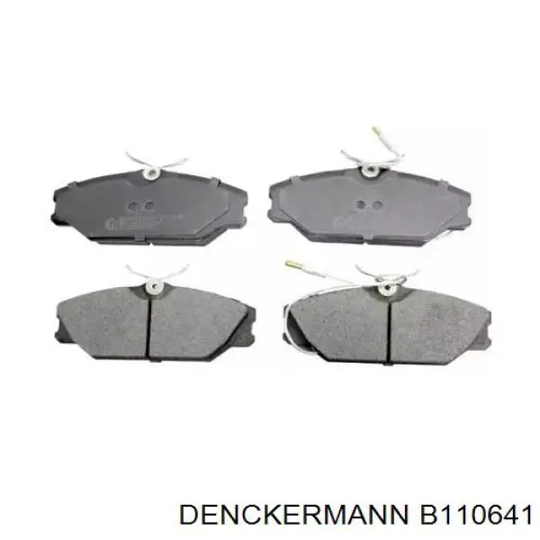 B110641 Denckermann передние тормозные колодки