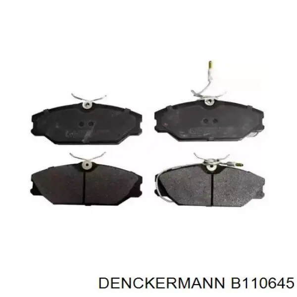 B110645 Denckermann колодки тормозные передние дисковые