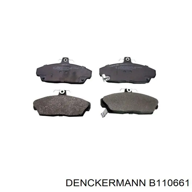 B110661 Denckermann колодки тормозные передние дисковые