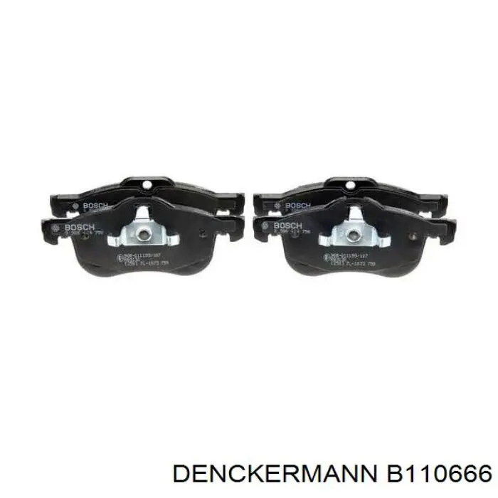 Колодки Denckermann B110666 цена, от 27.62 USD