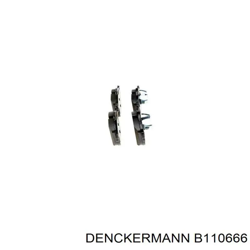 Купить B110666 Denckermann Колодки тормозные