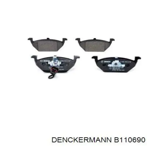 Колодки Denckermann B110690 цена, от 19.71 USD