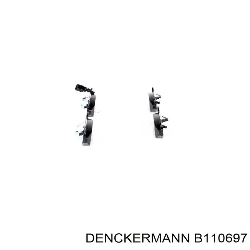 Передние тормозные колодки B110697 Denckermann