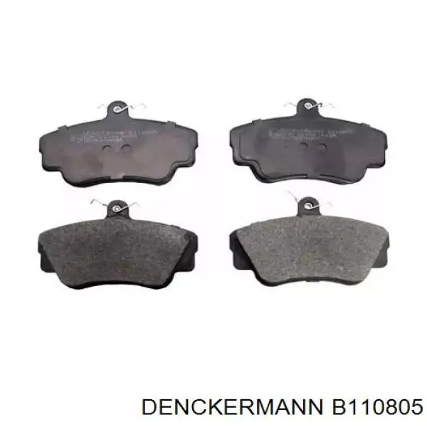 B110805 Denckermann колодки тормозные передние дисковые
