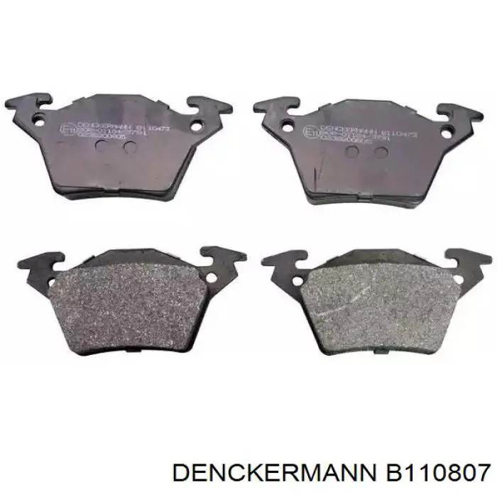 Купить B110807 Denckermann Колодки тормозные