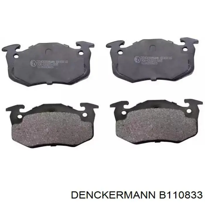 Pastillas de freno delanteras B110833 Denckermann