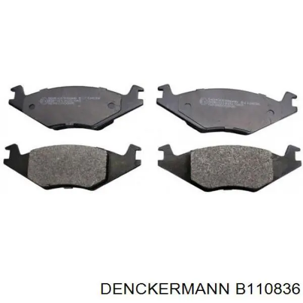 B110836 Denckermann колодки тормозные передние дисковые