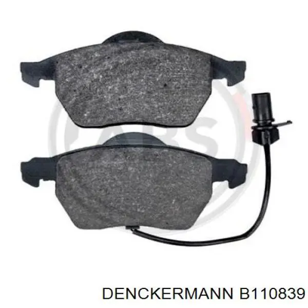 Передние тормозные колодки B110839 Denckermann
