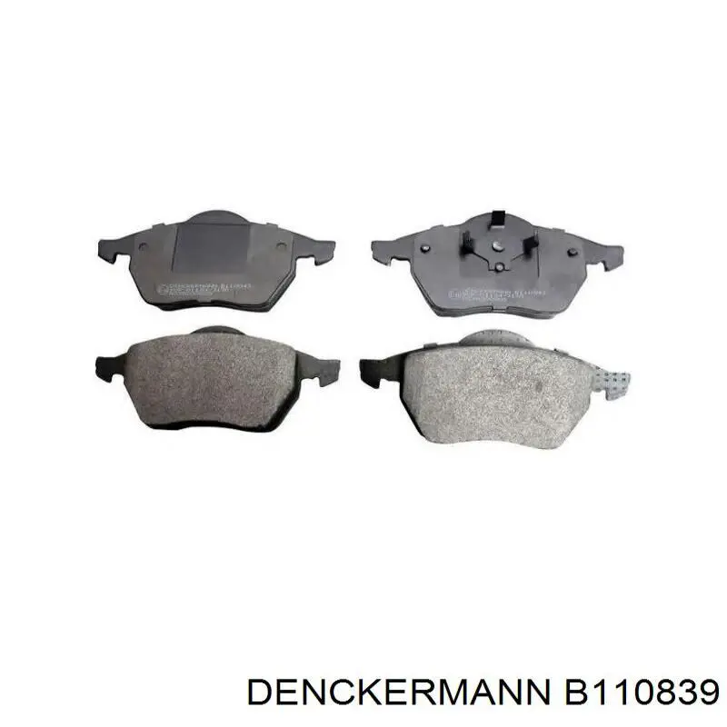 Купить B110839 Denckermann Колодки тормозные