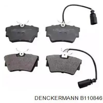 B110846 Denckermann Колодки тормозные дисковые комплект