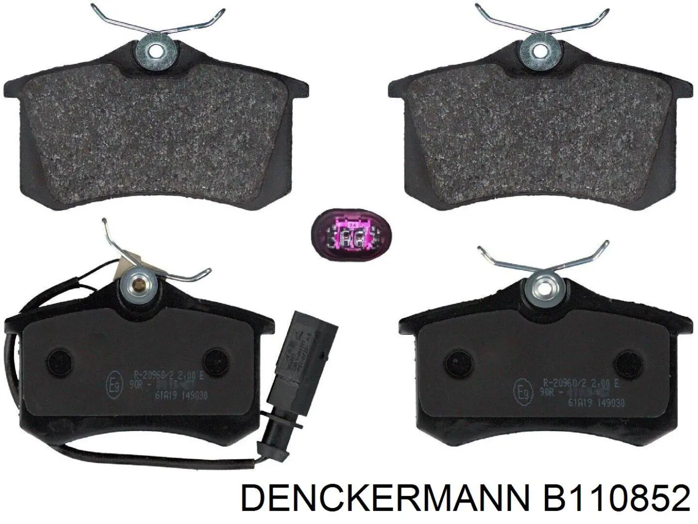 Колодки дисковые  Denckermann B110852 цена, от 15.81 USD