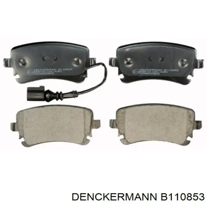 Колодки тормозные задние дисковые DENCKERMANN B110853