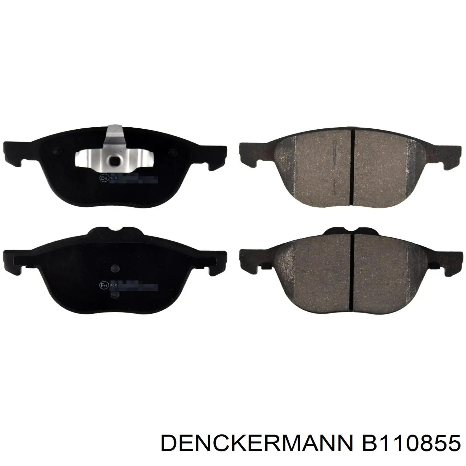 Купить B110855 Denckermann Колодки тормозные