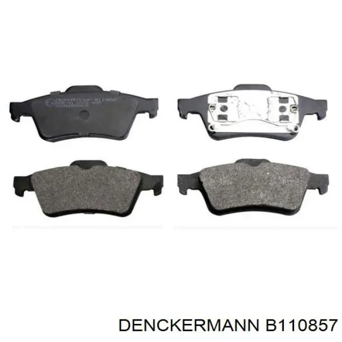 Купить B110857 Denckermann Колодки тормозные задние, дисковые