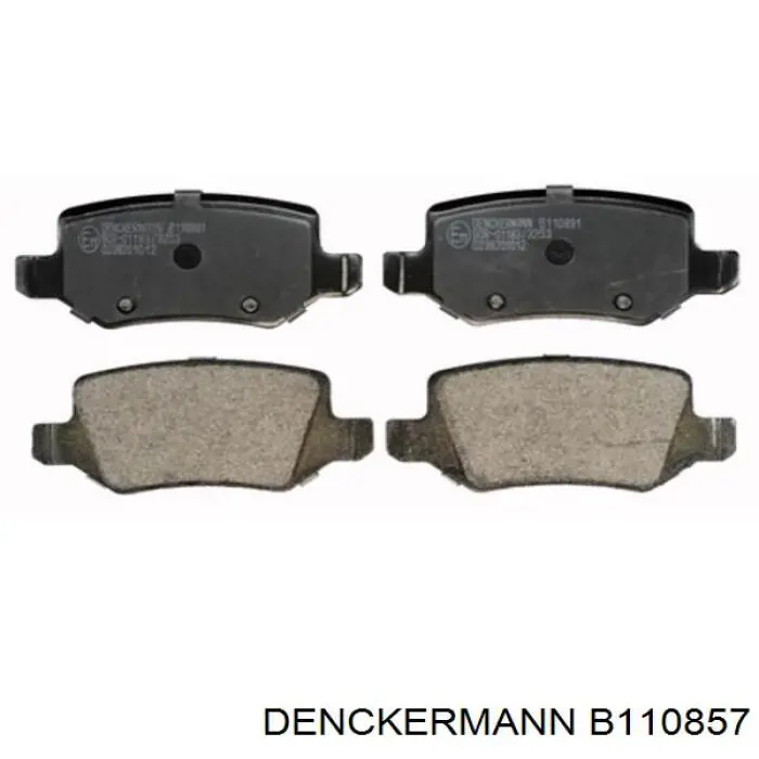 Задние тормозные колодки B110857 Denckermann
