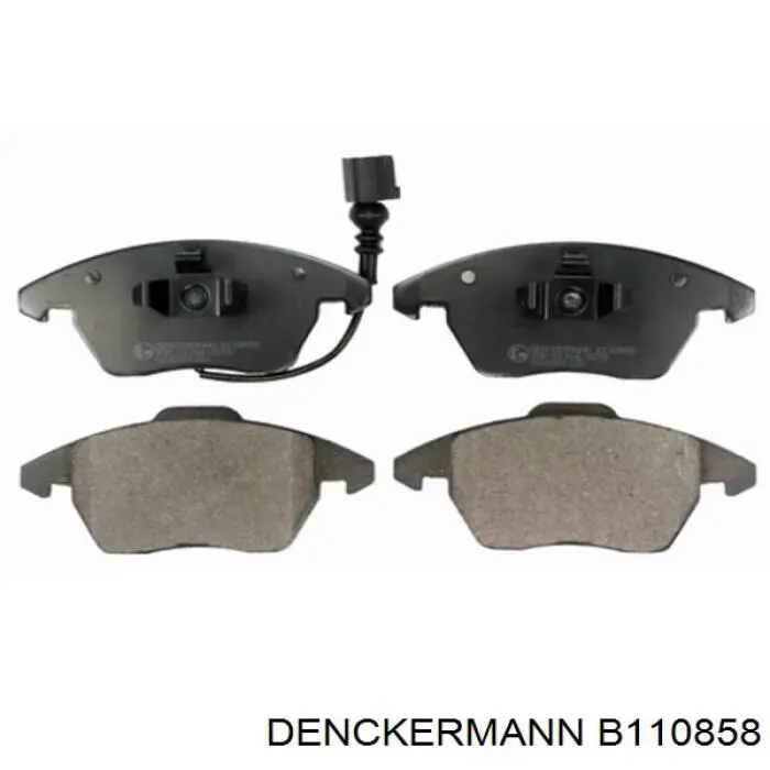B110858 Denckermann колодки тормозные передние дисковые