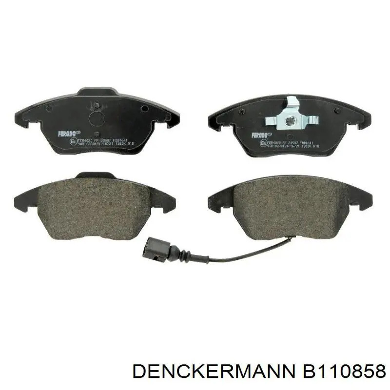 Купить B110858 Denckermann Колодки тормозные