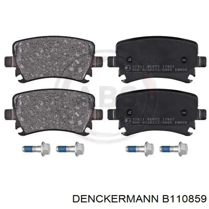 Колодки дисковые  Denckermann B110859 цена, от 23.54 USD