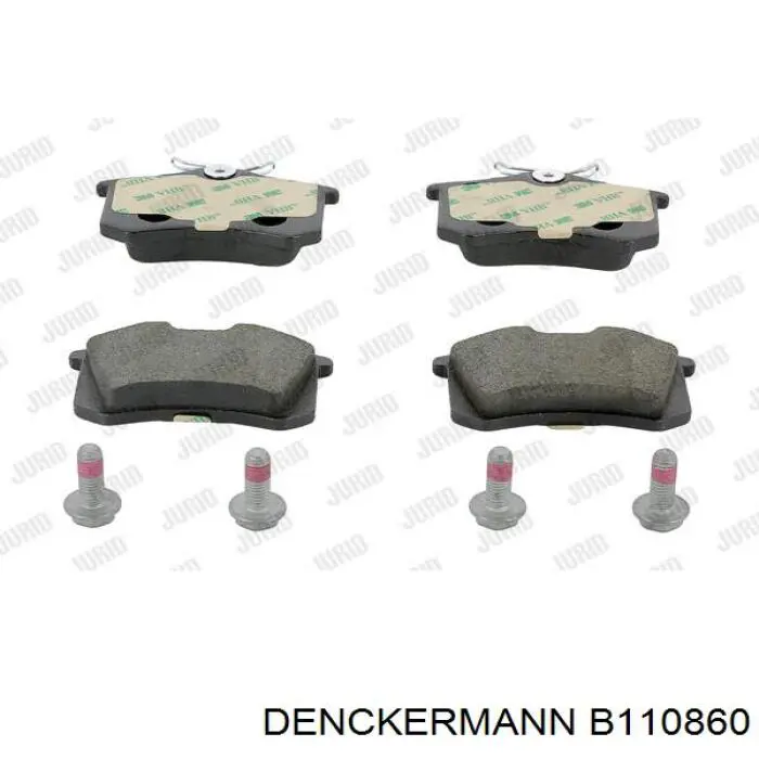 Колодки дисковые  Denckermann B110860 цена, от 13.98 USD