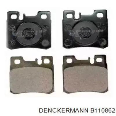 B110862 Denckermann колодки тормозные задние дисковые