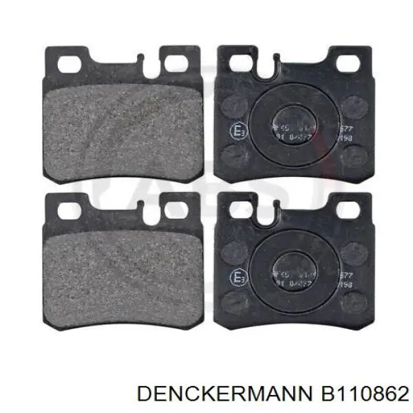 Колодки дисковые  Denckermann B110862 цена, от 11.27 USD