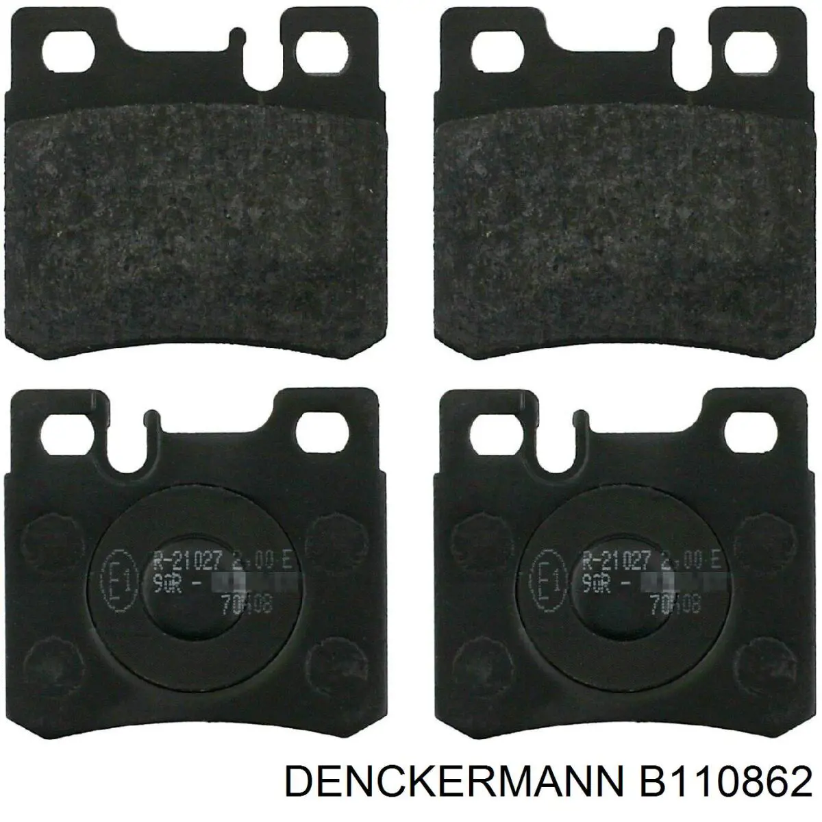 Pastillas de freno traseras B110862 Denckermann