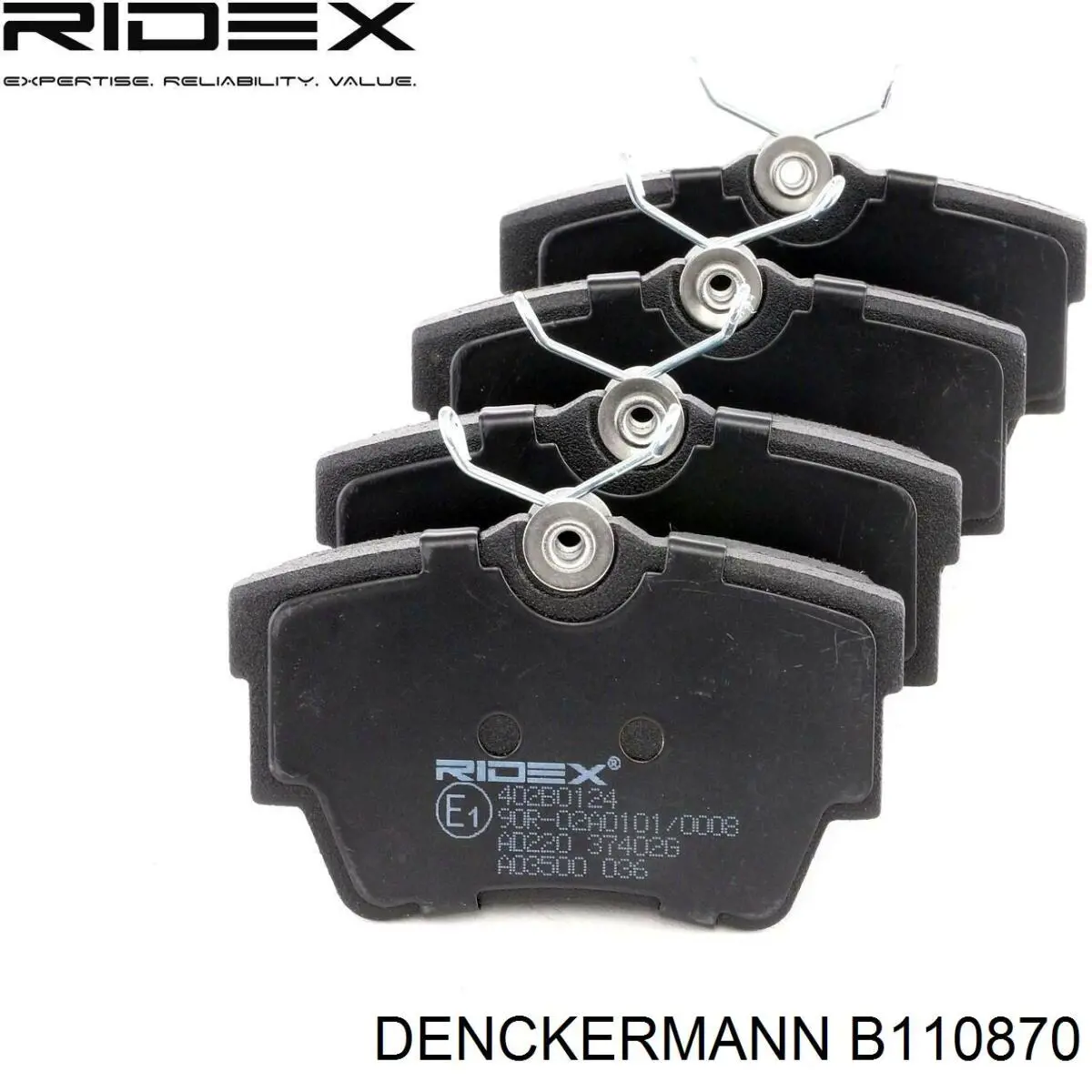 Колодки дисковые  Denckermann B110870 цена, от 18.35 USD
