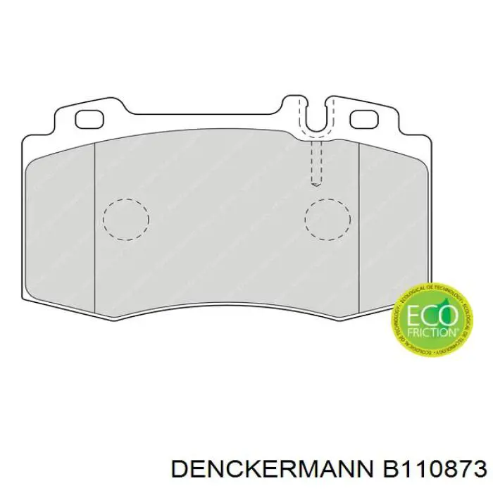 Колодки Denckermann B110873 цена, от 24.28 USD