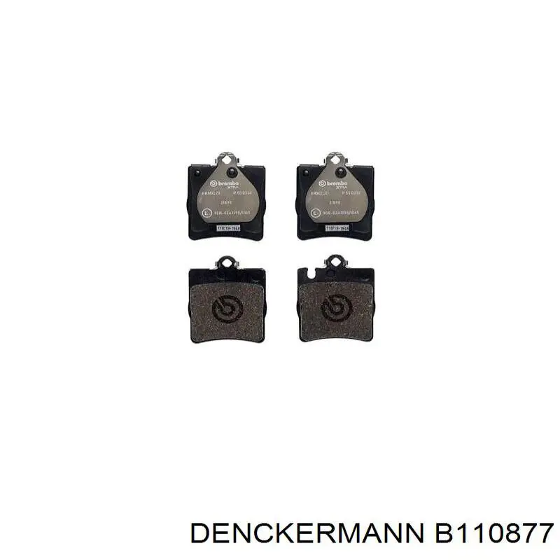 Колодки дисковые  Denckermann B110877 цена, от 16.93 USD