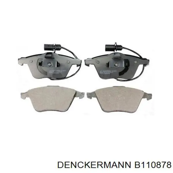 B110878 Denckermann колодки тормозные передние дисковые
