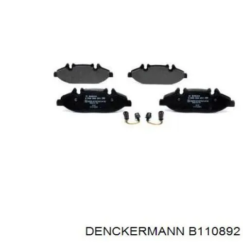 Колодки Denckermann B110892 цена, от 27.59 USD