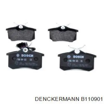 Задние тормозные колодки B110901 Denckermann