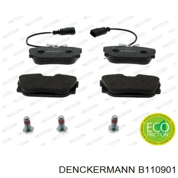 Колодки дисковые  Denckermann B110901 цена, от 18.29 USD