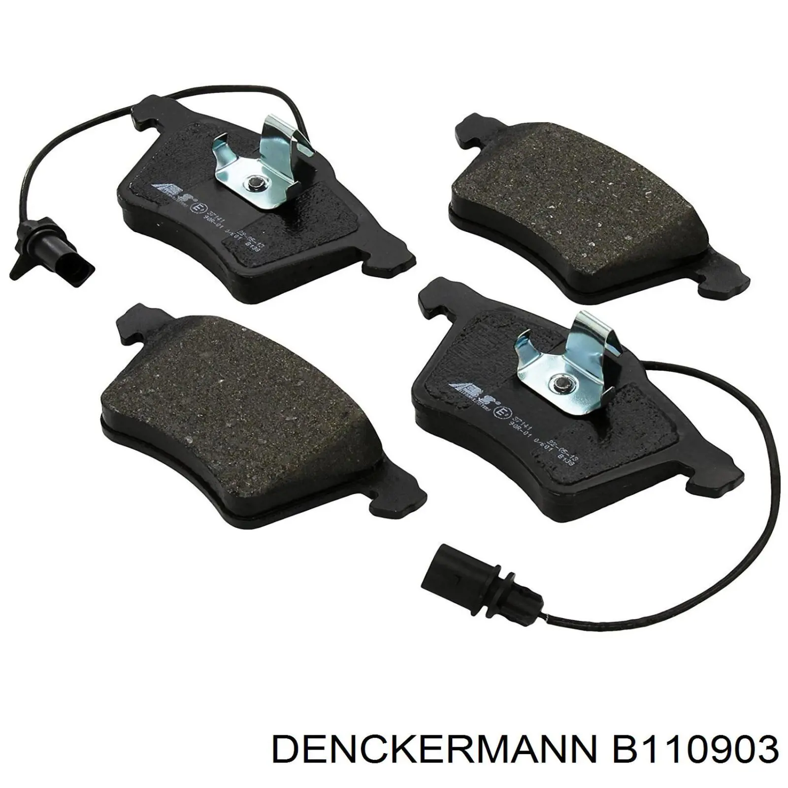 B110903 Denckermann колодки тормозные передние дисковые