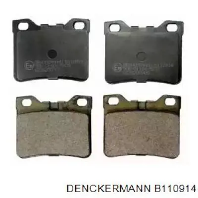 B110914 Denckermann задние тормозные колодки