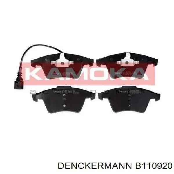 Купить B110920 Denckermann Колодки тормозные