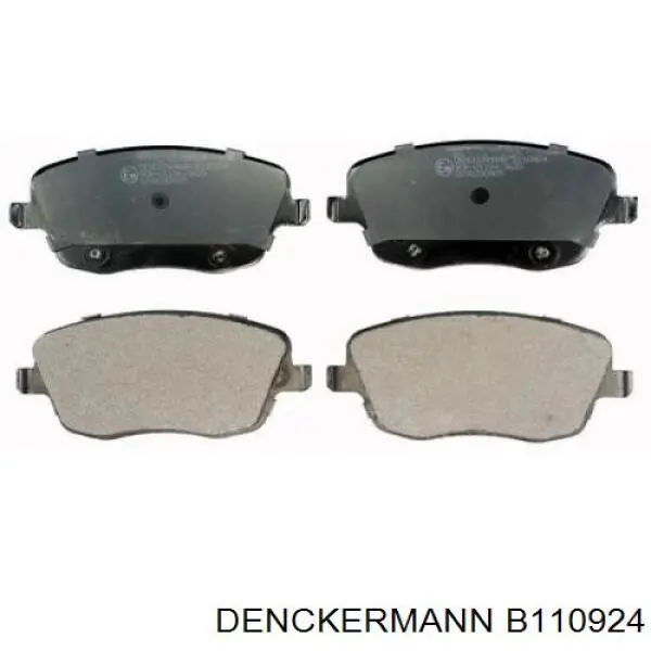 B110924 Denckermann колодки тормозные передние дисковые
