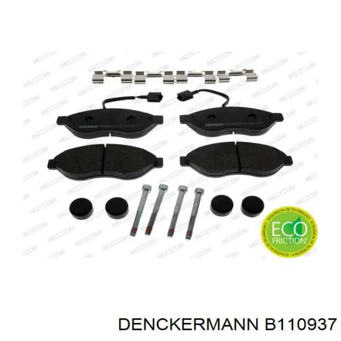 Колодки Denckermann B110937 цена, от 23.96 USD