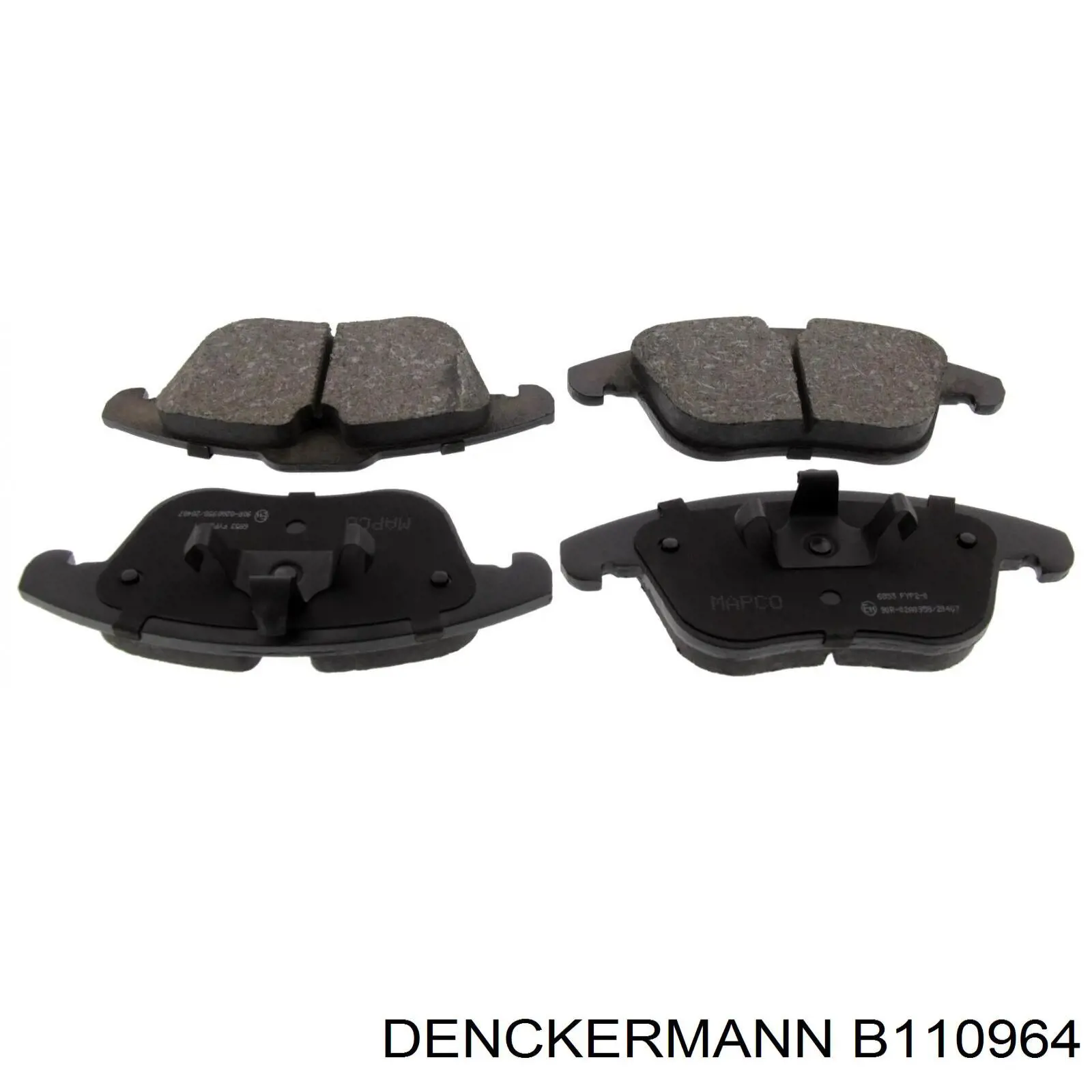 Передние тормозные колодки B110964 Denckermann