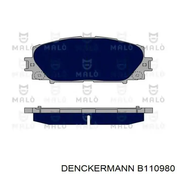 Колодки Denckermann B110980 цена, от 16.65 USD