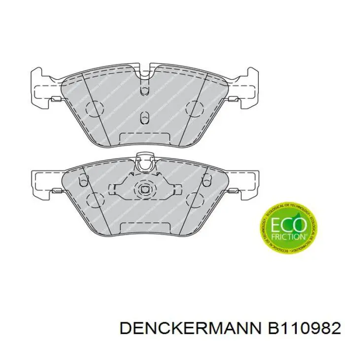 Тормозные колодки Denckermann B110982