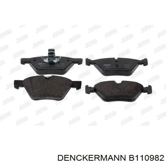 Купить B110982 Denckermann Колодки тормозные