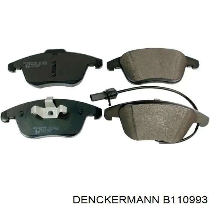 B110993 Denckermann передние тормозные колодки