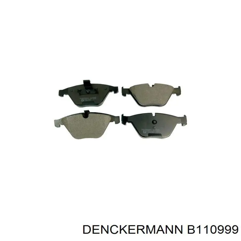 B110999 Denckermann колодки тормозные передние дисковые