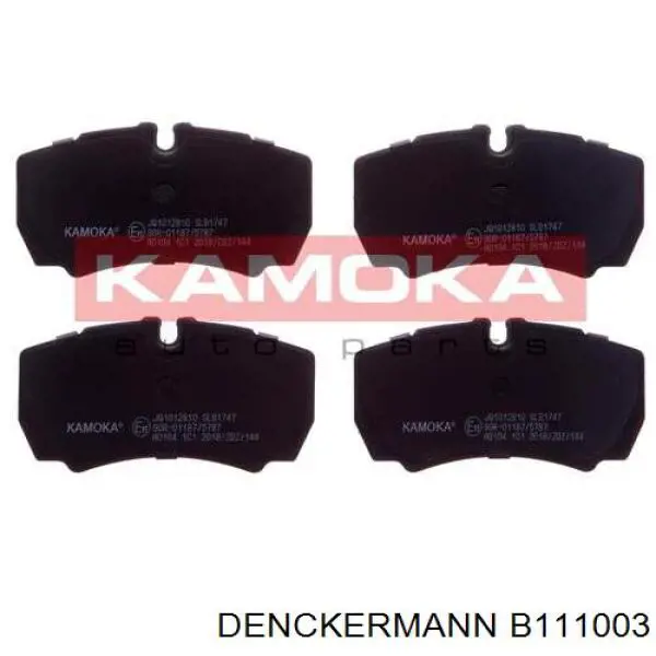 Купить B111003 Denckermann Колодки тормозные задние, дисковые