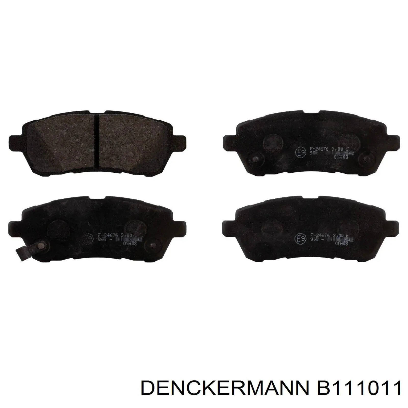 Тормозные колодки Denckermann B111011