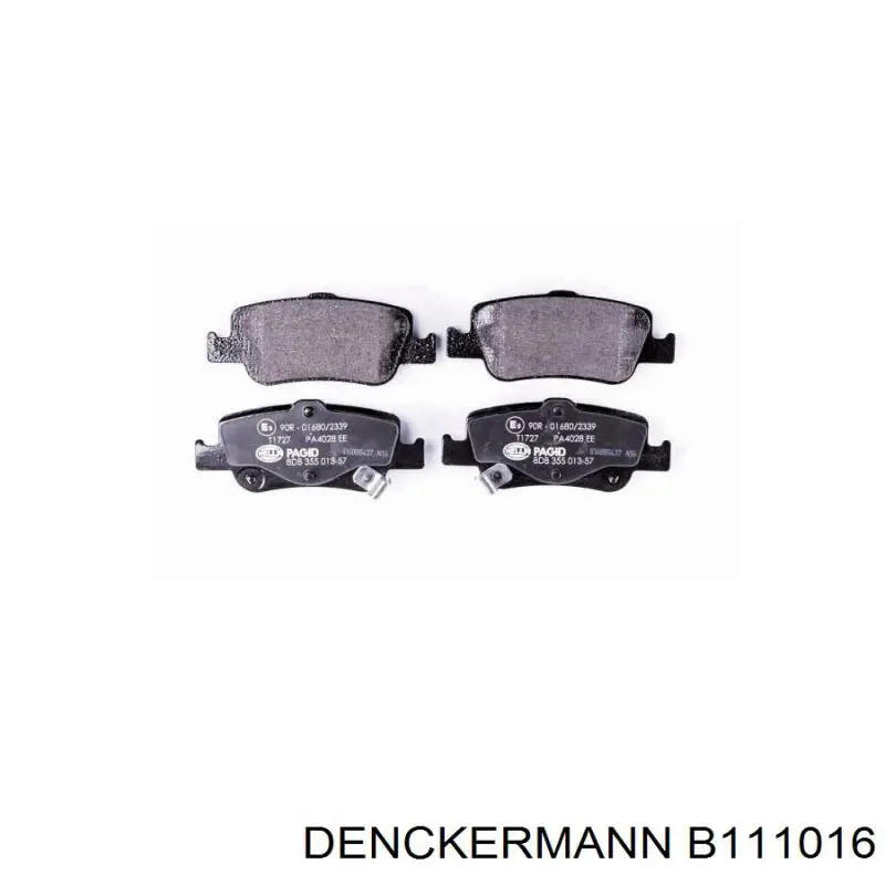 Задние дисковые колодки Denckermann B111016