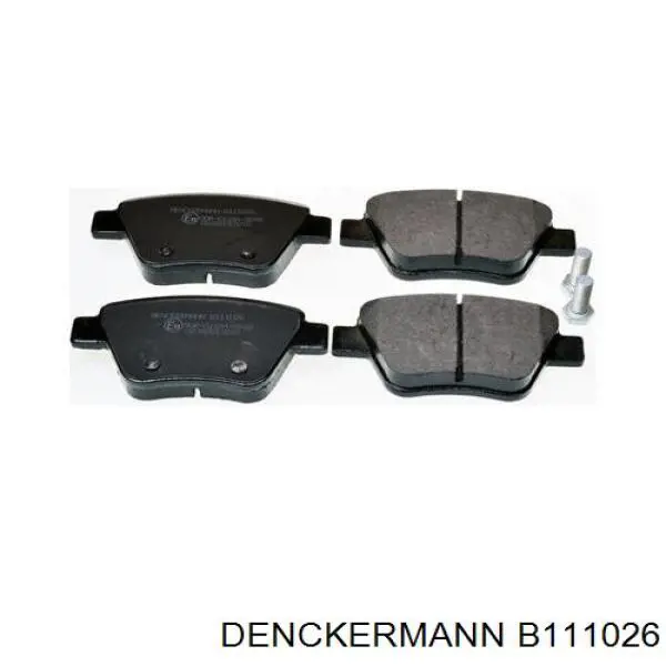 B111026 Denckermann задние тормозные колодки